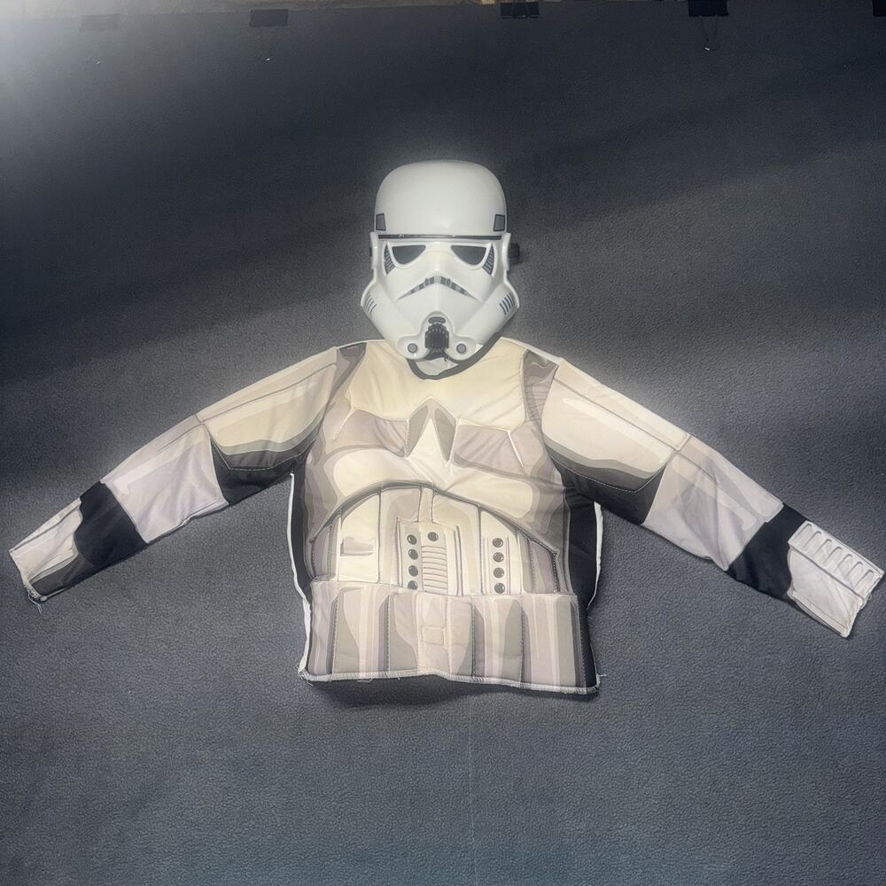 Star Wars Storm Trooper costume - kids one size Shirt and Mask